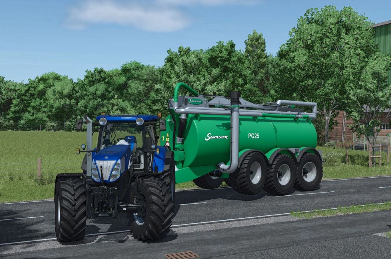 Розкидач гною Samson PG25 для Farming Simulator 25