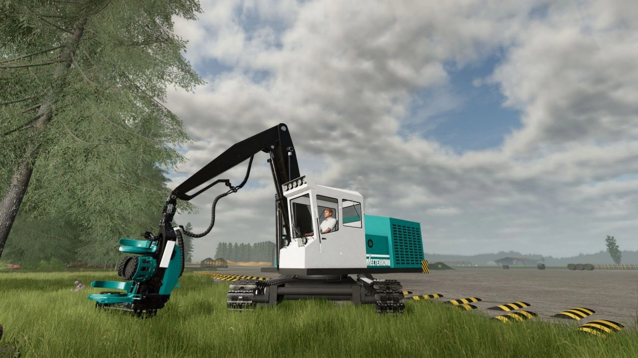 Лісозаготівельний комбайн для Farming Simulator 25
