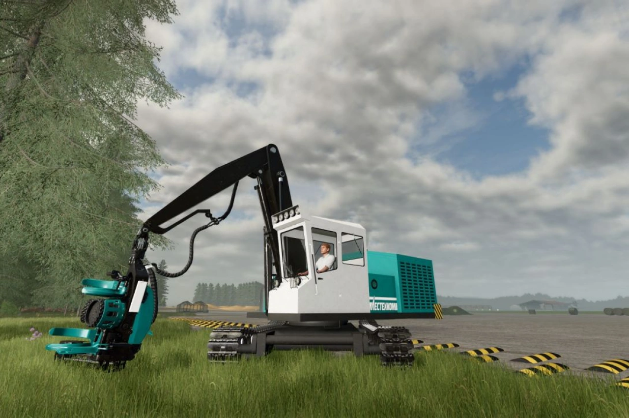 Лісозаготівельний комбайн для Farming Simulator 25