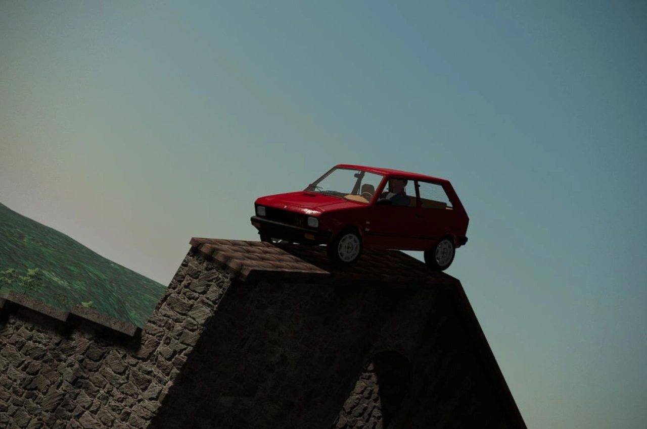 Автомобіль Yugo Koral 55 для Farming Simulator 22