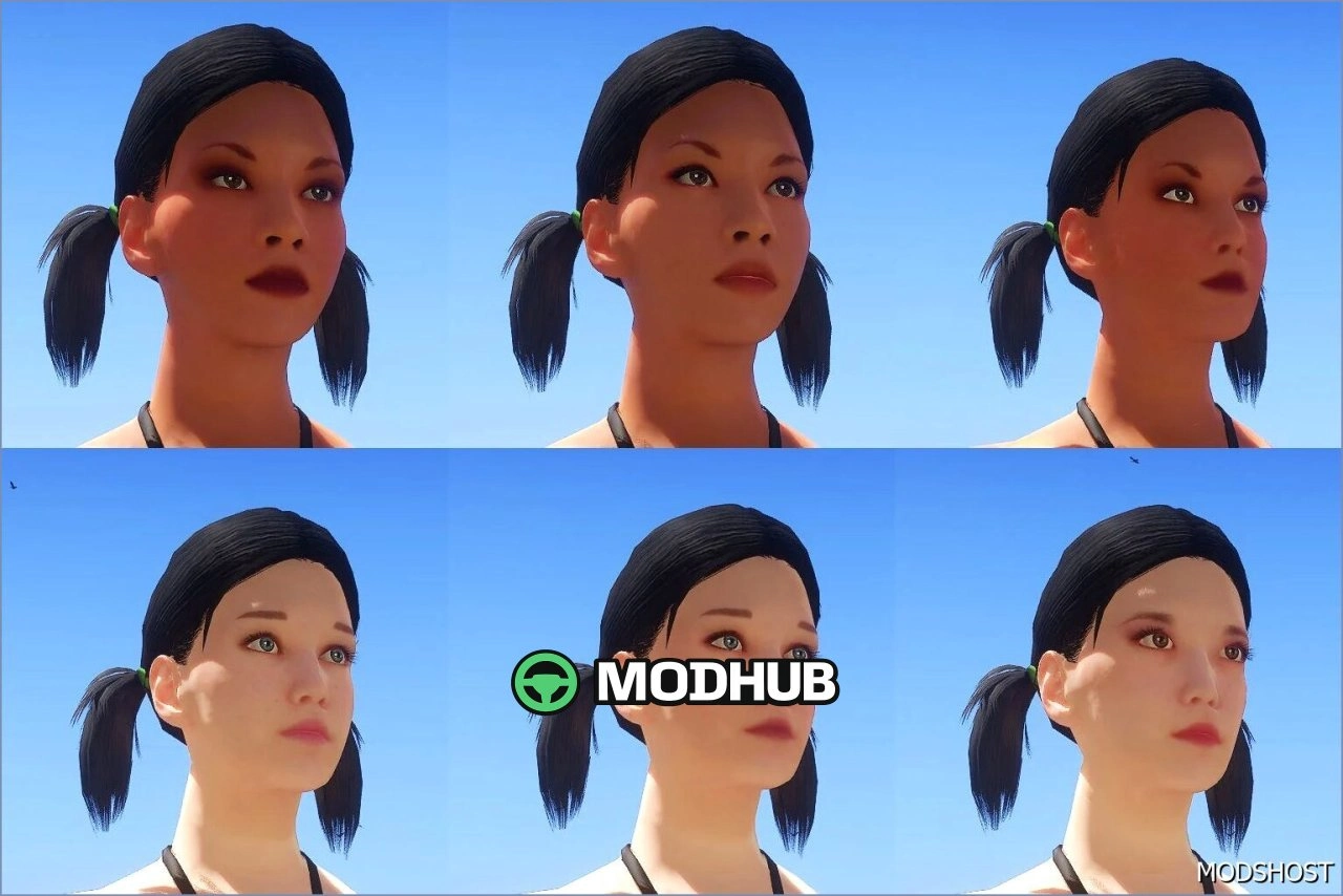 Модель дівчини на пляжі для GTA 5