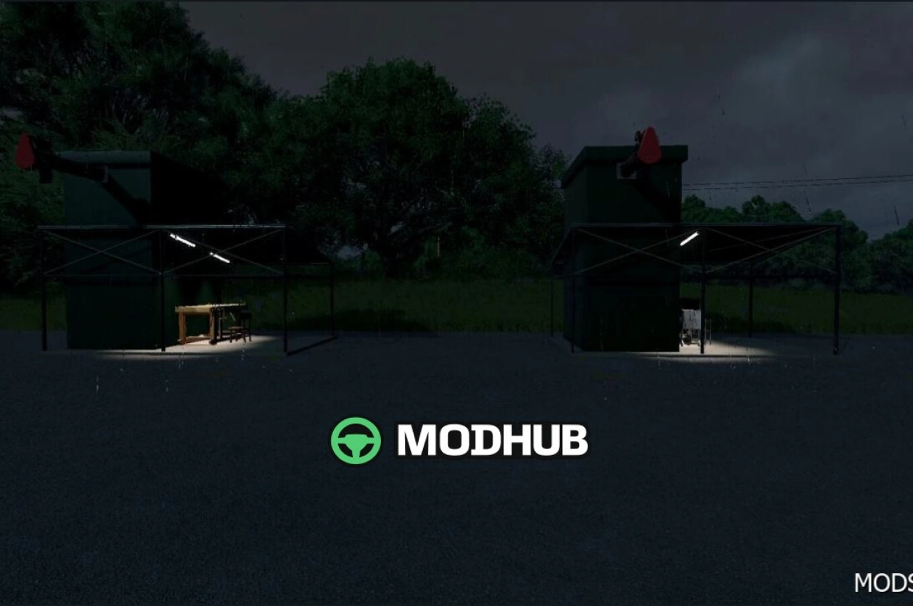 Фабрика сільськогосподарських товарів V1.1 для Farming Simulator 25