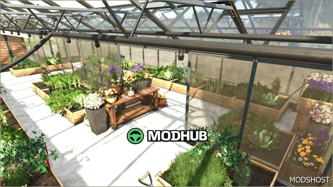 Теплиця з виробництвом консервованих продуктів для Farming Simulator 25