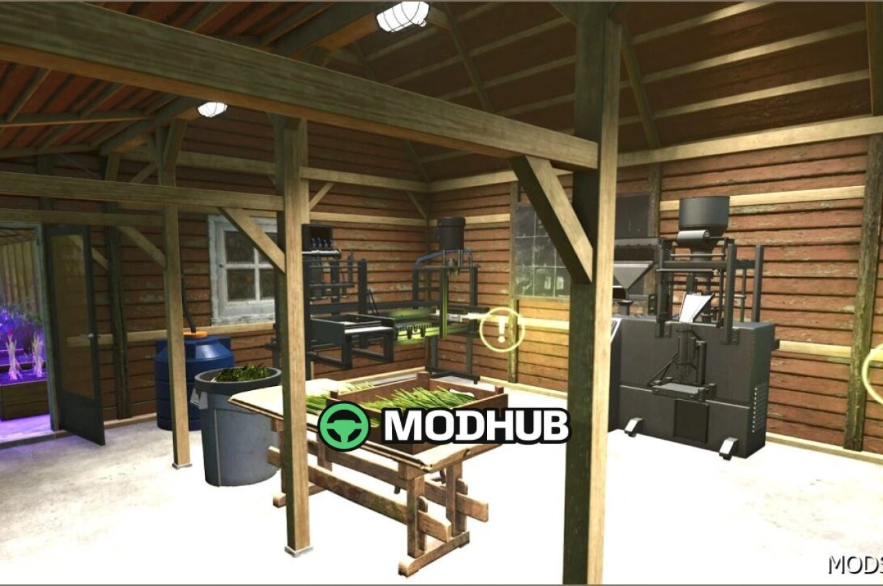 Теплиця з виробництвом консервованих продуктів для Farming Simulator 25