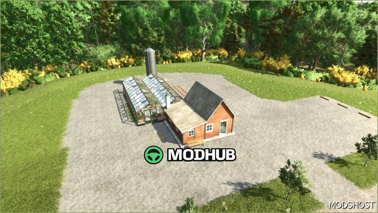 Теплиця з виробництвом консервованих продуктів для Farming Simulator 25