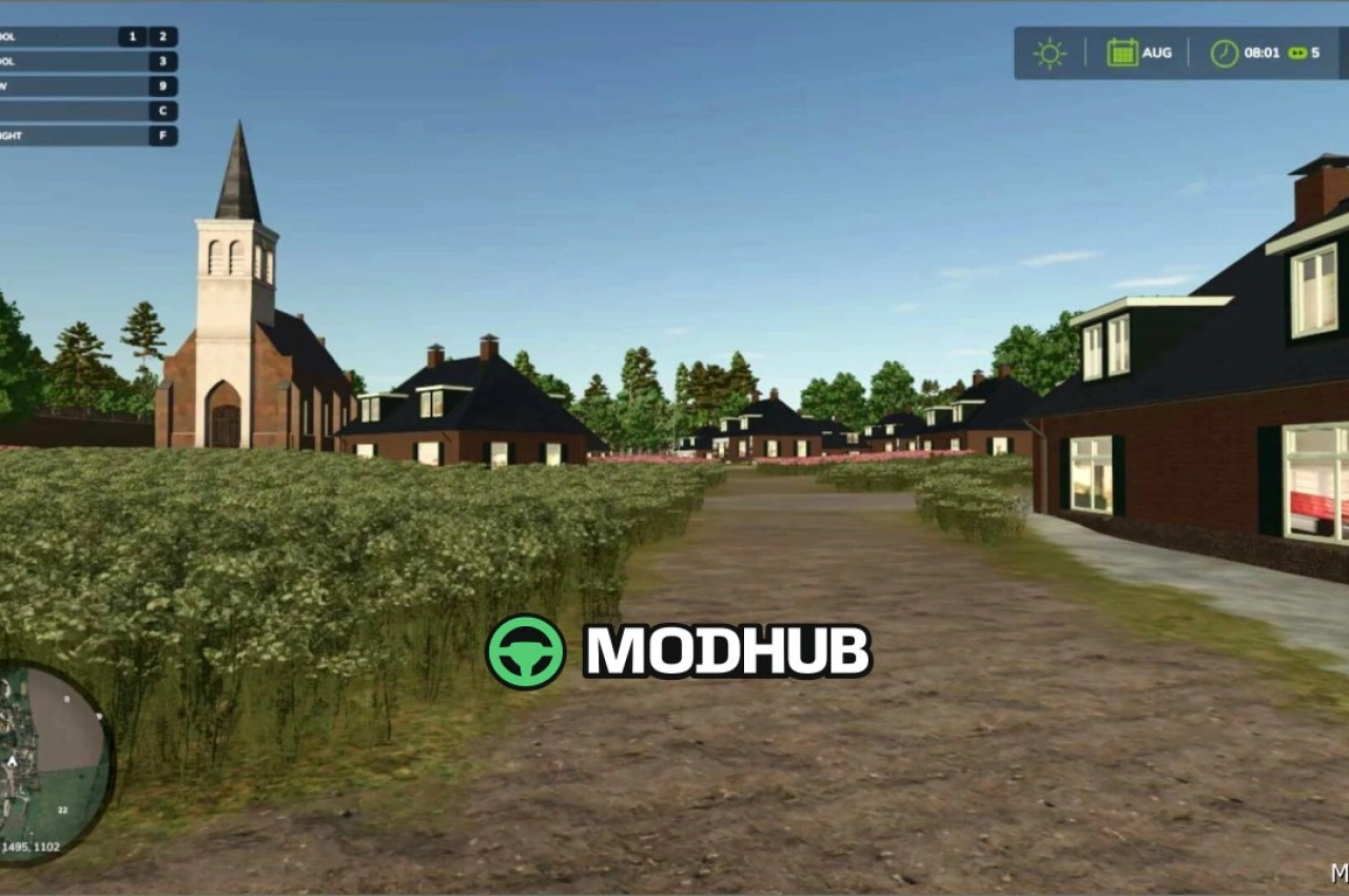Карта Turville Demo Only для Farming Simulator 25