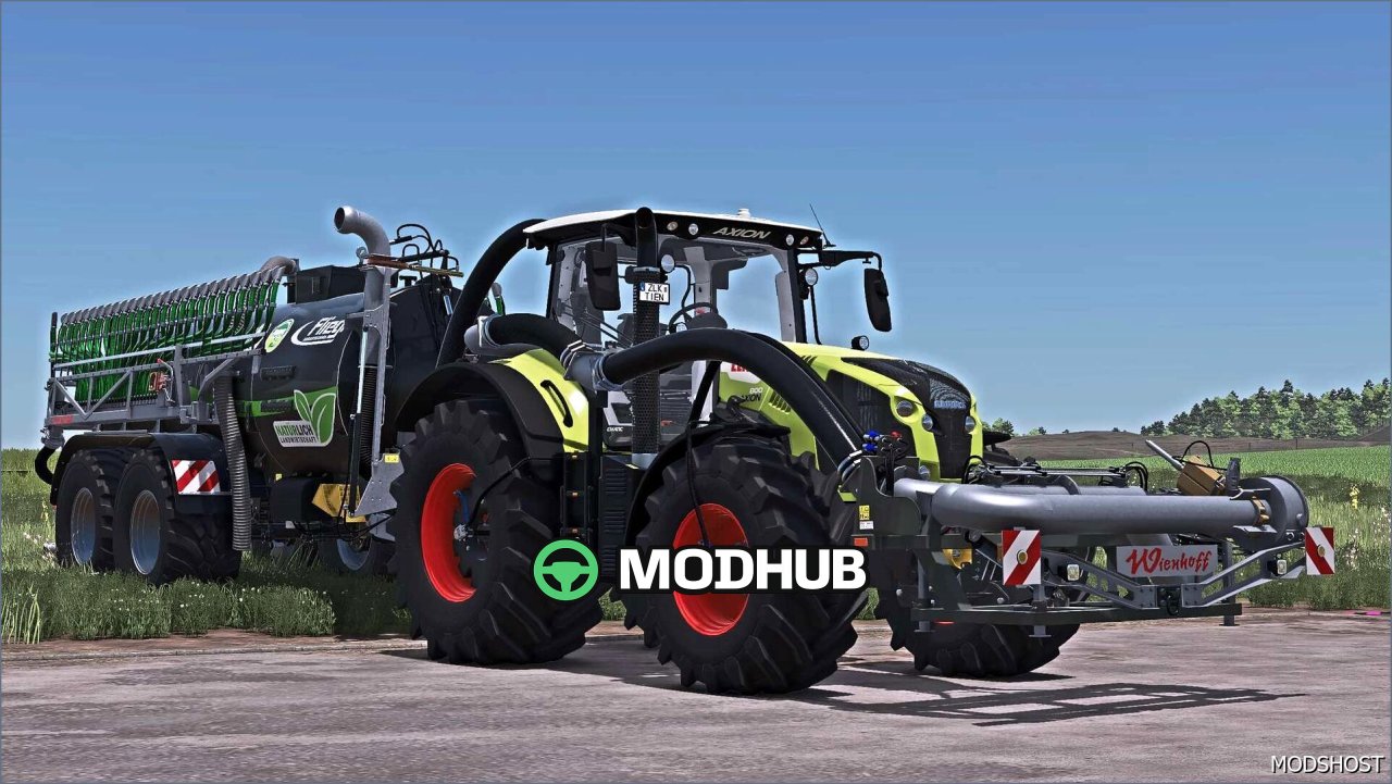 Трактор Claas Axion 870 800 V1.0.1.1 для Farming Simulator 25