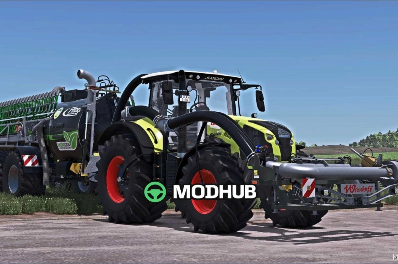 Трактор Claas Axion 870 800 V1.0.1.1 для Farming Simulator 25