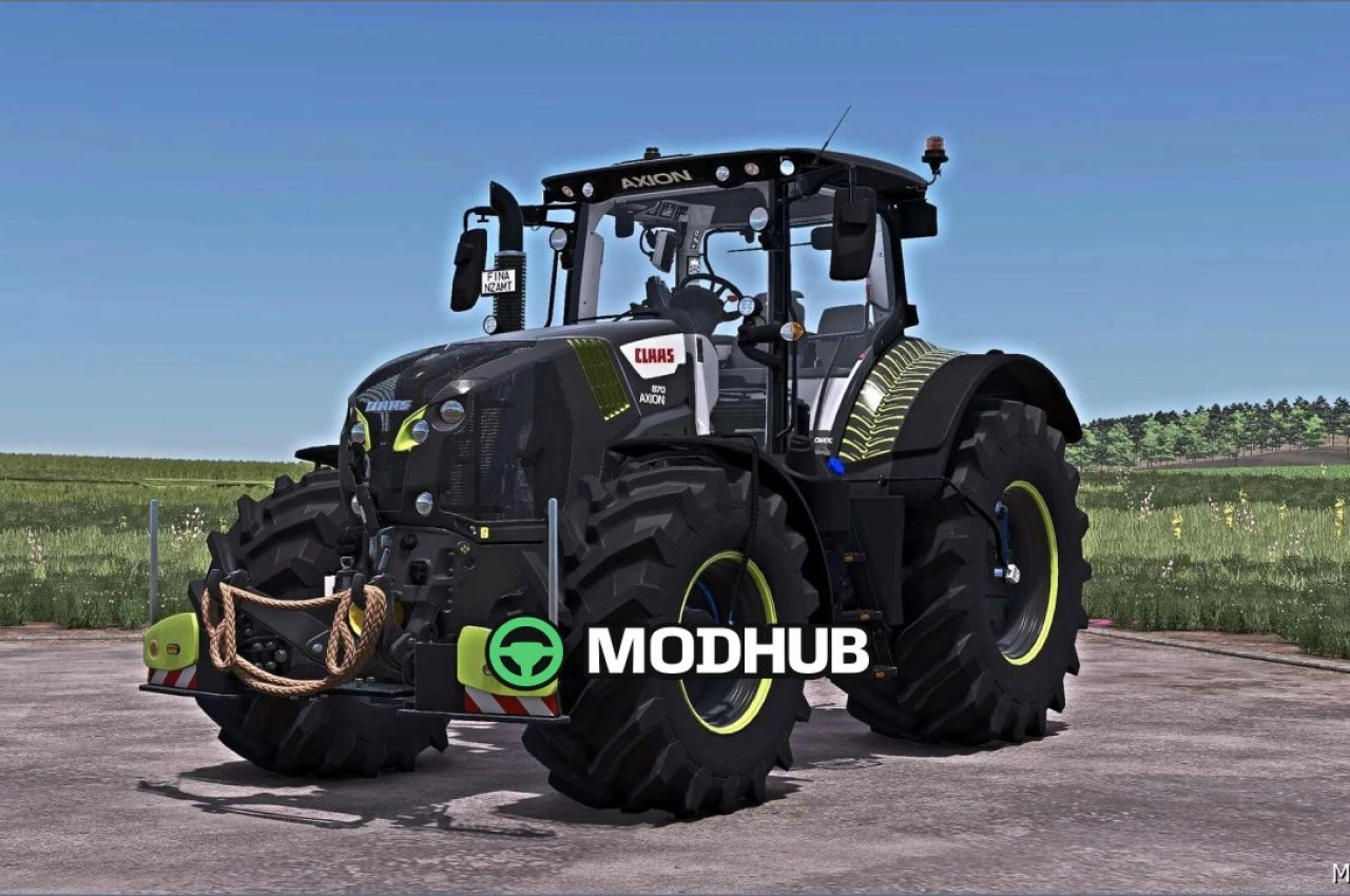 Трактор Claas Axion 870 800 V1.0.1.1 для Farming Simulator 25