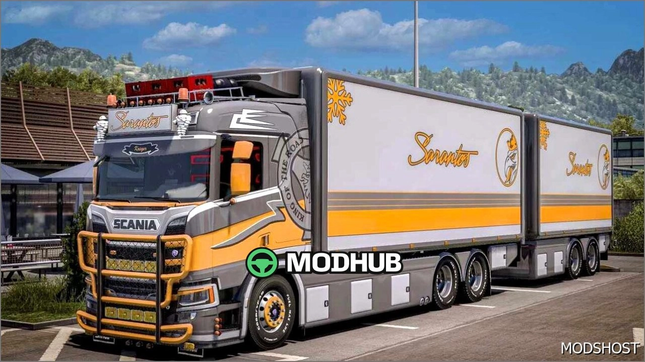 Вантажівка Scania Nexgen R580 Megamod для Euro Truck Simulator 2
