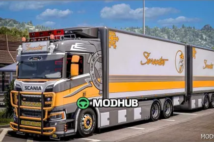 Ciężarówka Scania Nexgen R580 Megamod do Euro Truck Simulator 2