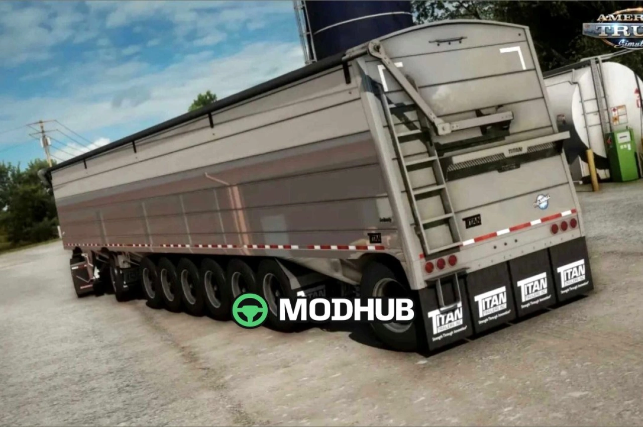 Причеп Titan Unibody Hopper для American Truck Simulator