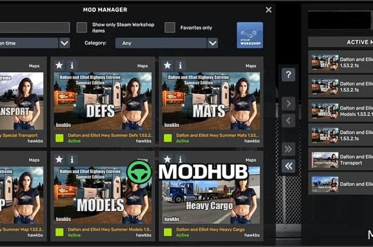 Зимова карта 1.58.1.4 для American Truck Simulator