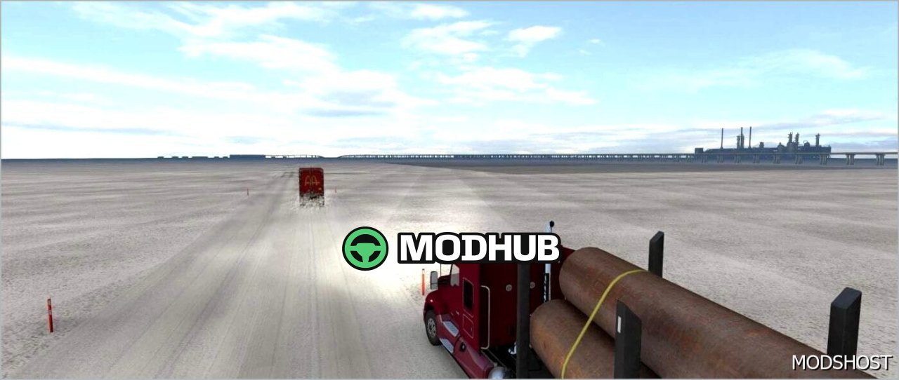 Зимова карта 1.58.1.4 для American Truck Simulator