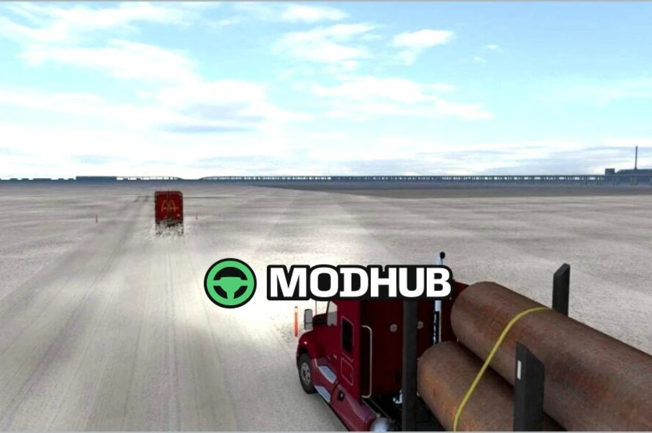 Зимова карта 1.58.1.4 для American Truck Simulator