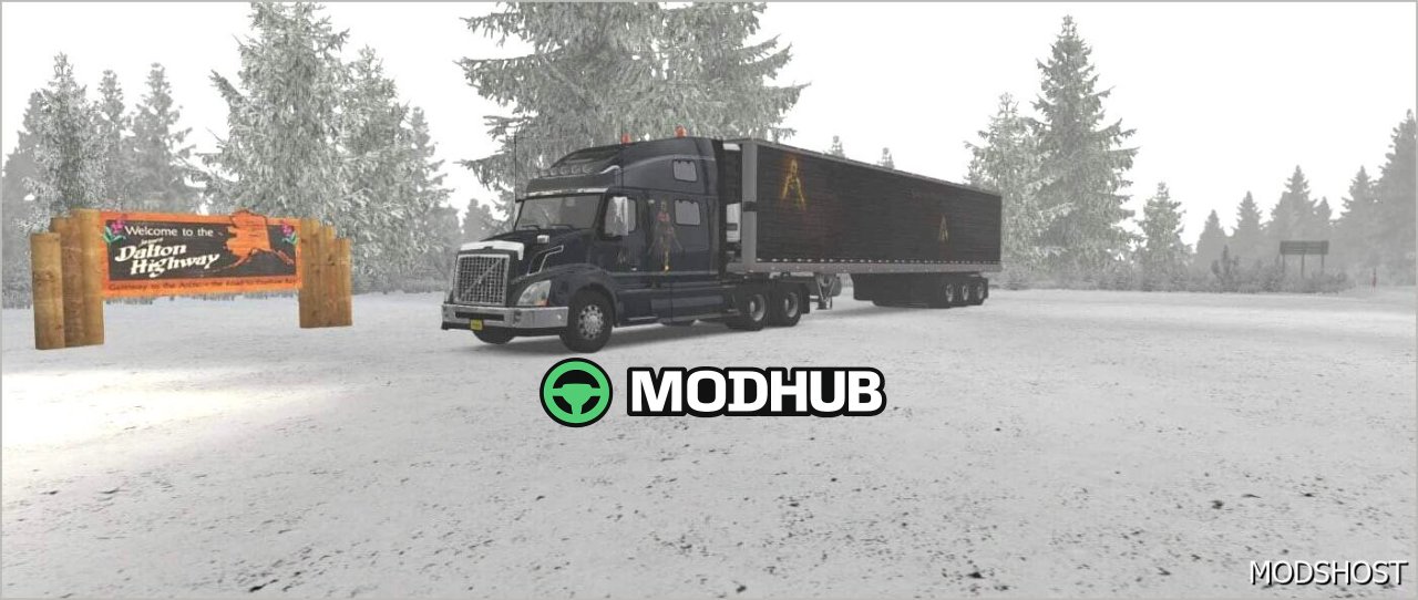 Зимова карта 1.58.1.4 для American Truck Simulator