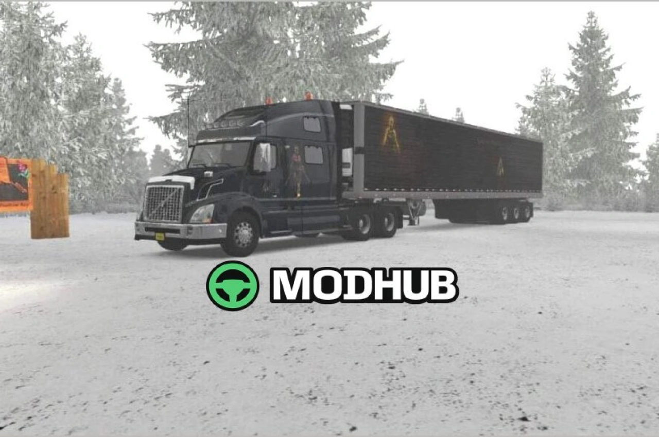 Зимова карта 1.58.1.4 для American Truck Simulator