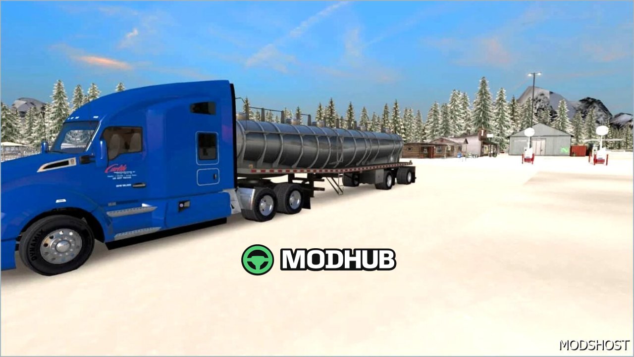 Зимова карта 1.58.1.4 для American Truck Simulator