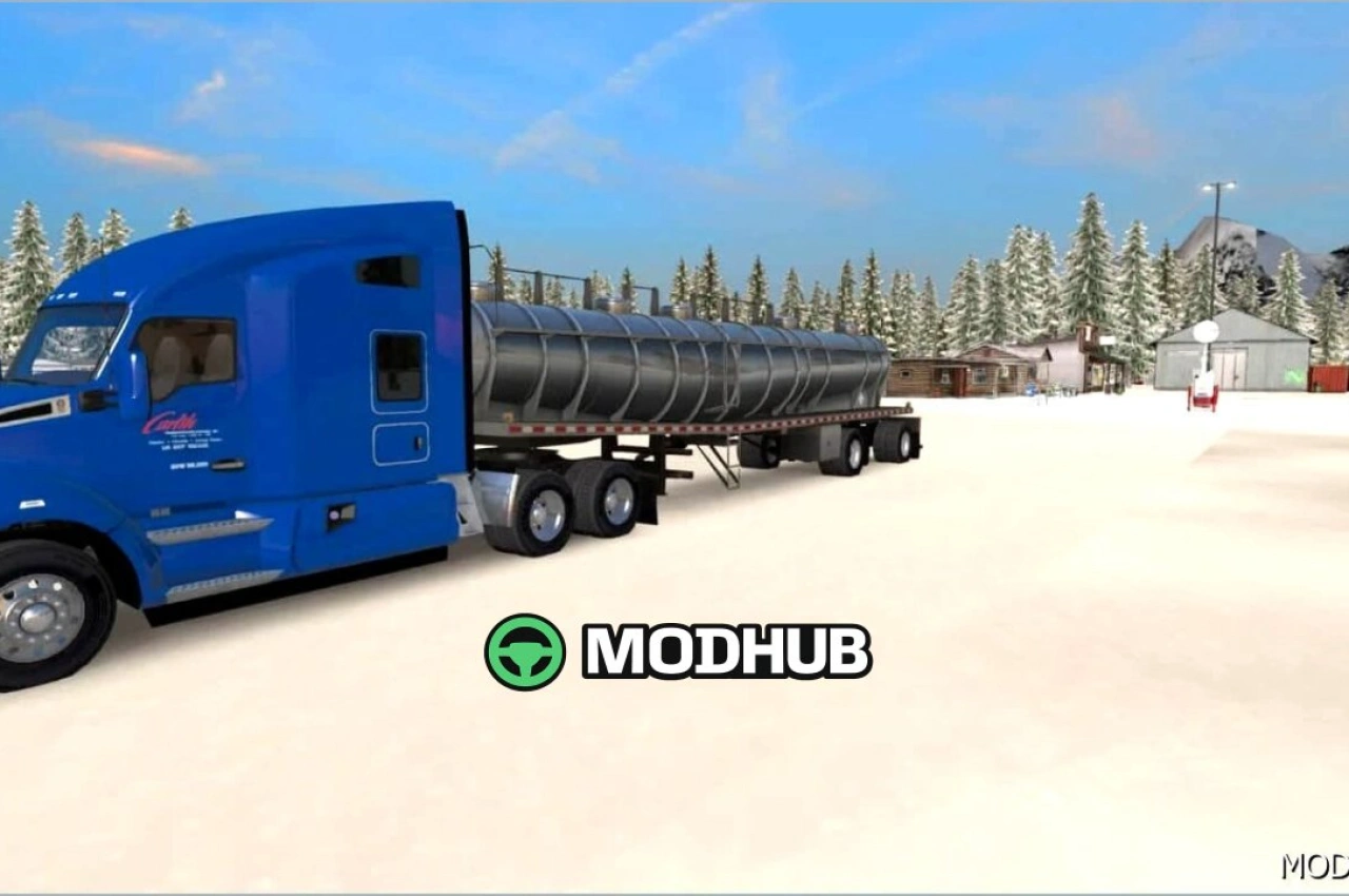 Зимова карта 1.58.1.4 для American Truck Simulator