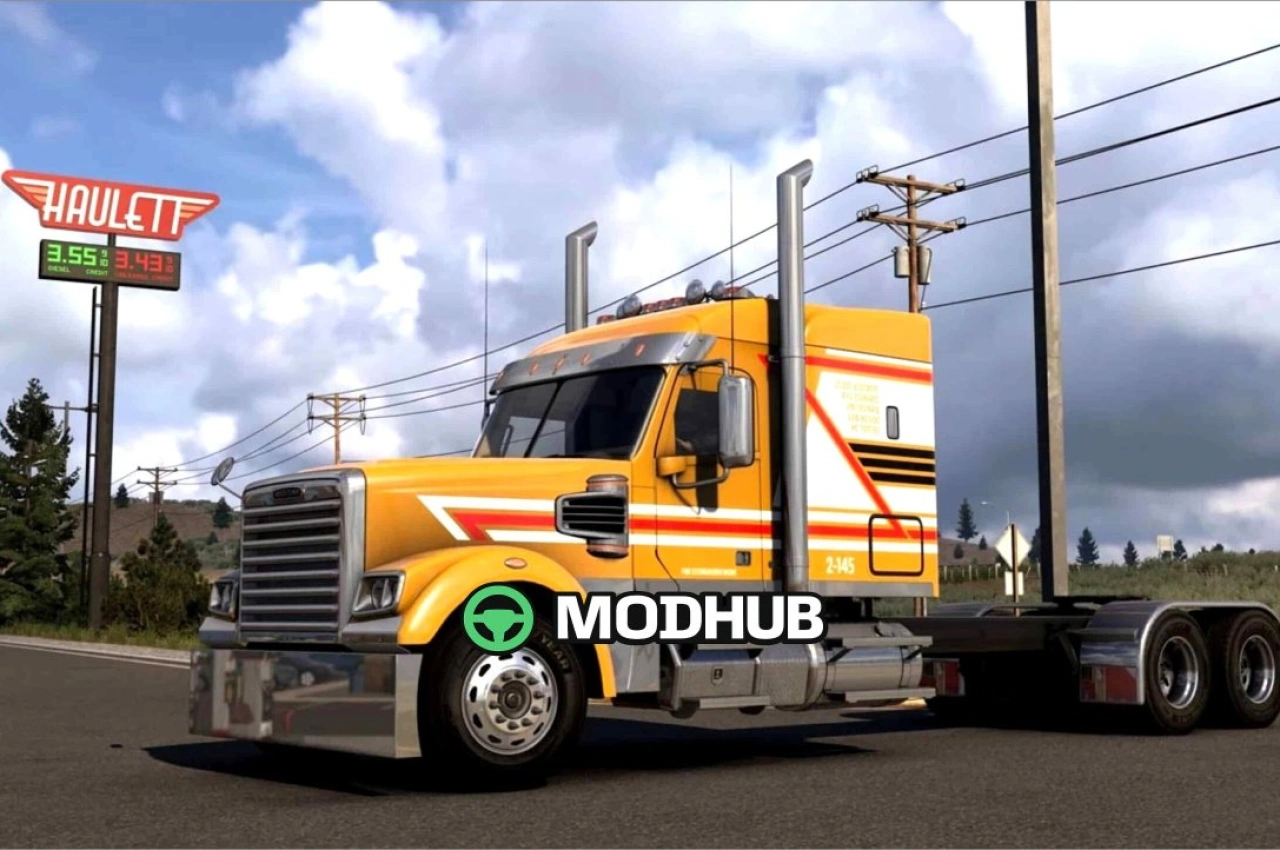 Вантажівка Freighshaker Coronado SD V2.3 для American Truck Simulator