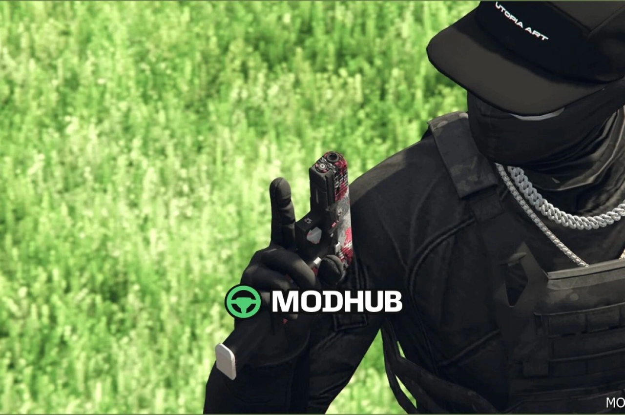 Зброя Glock 17 Hanami для GTA 5