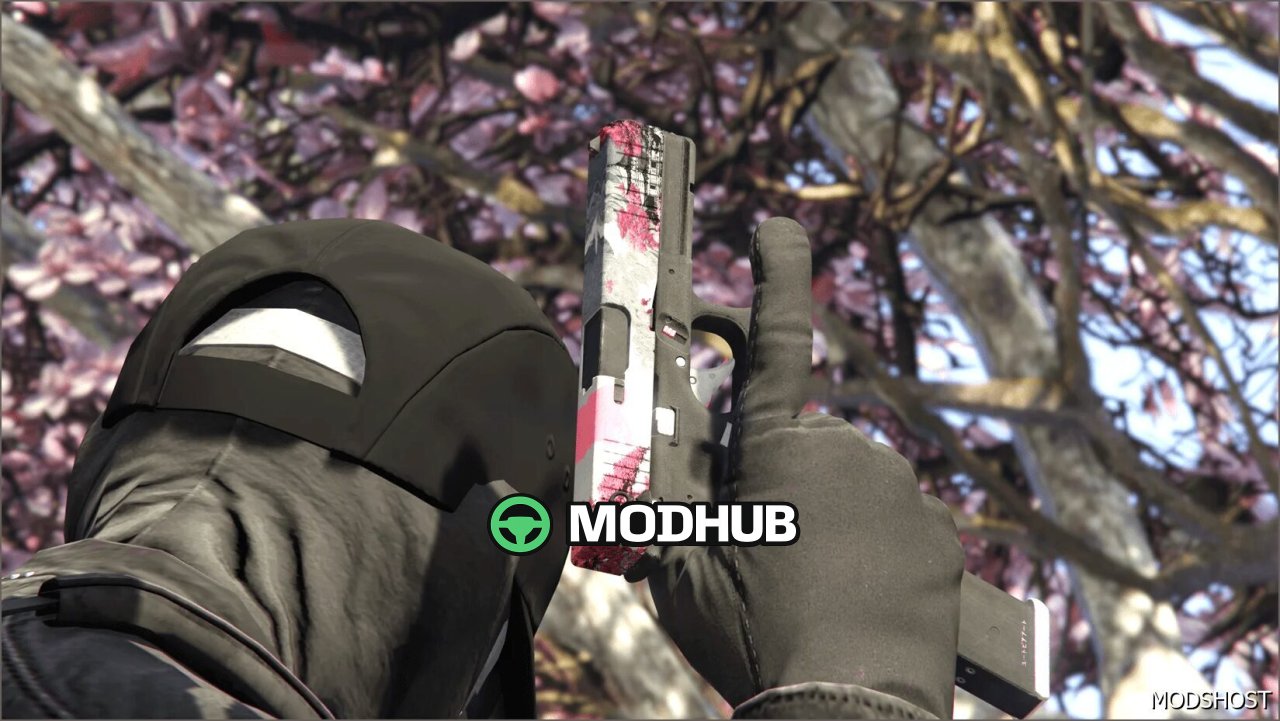 Зброя Glock 17 Hanami для GTA 5