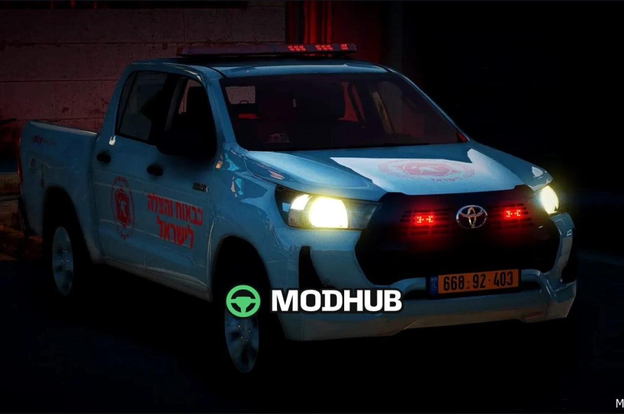 Автомобіль Toyota Hilux 2021 для GTA 5