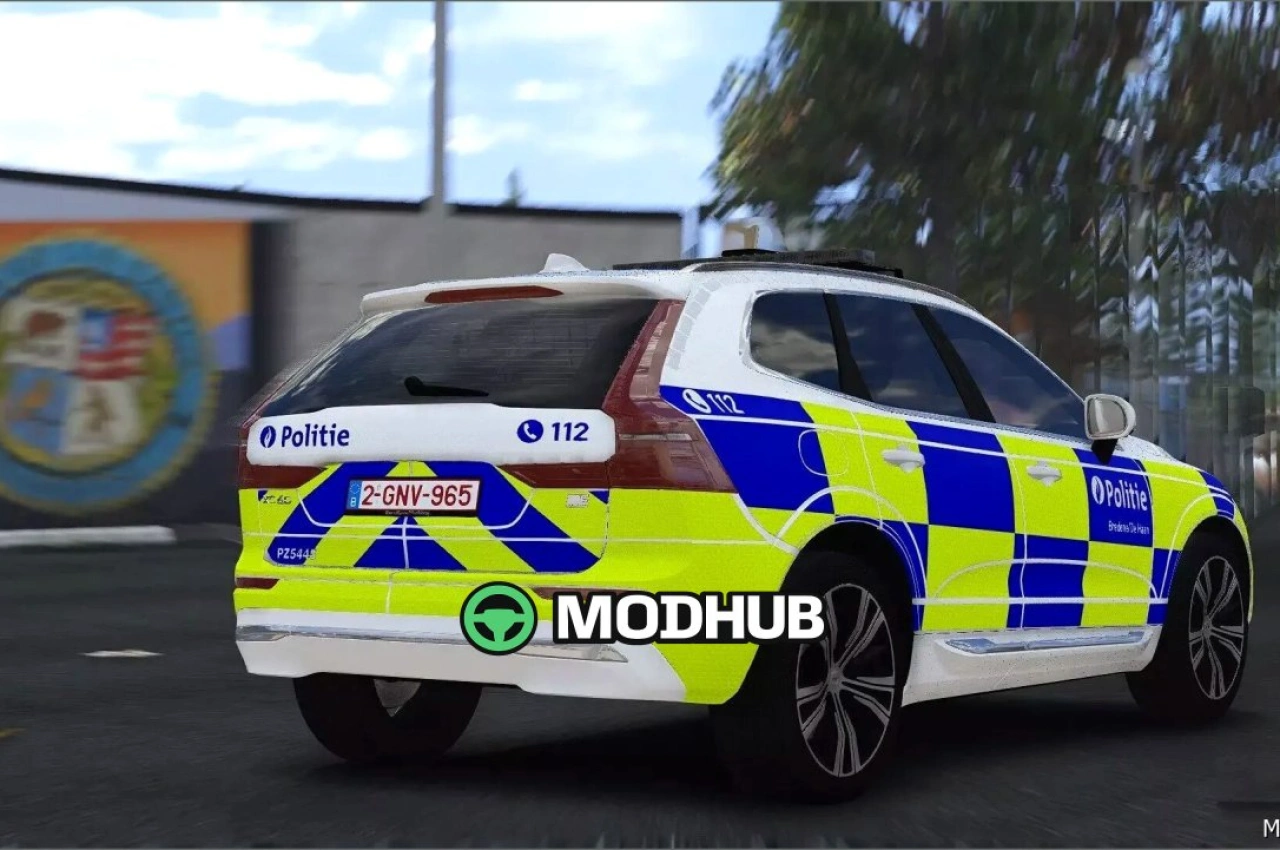 Автомобіль Volvo XC60 Поліція Bredene для GTA 5