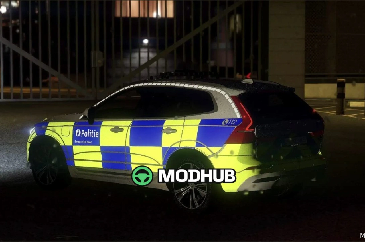 Автомобіль Volvo XC60 Поліція Bredene для GTA 5