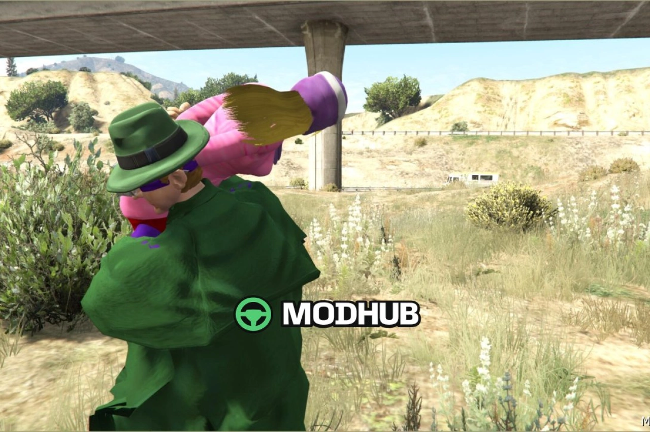 Персонаж Hooded Claw для GTA 5