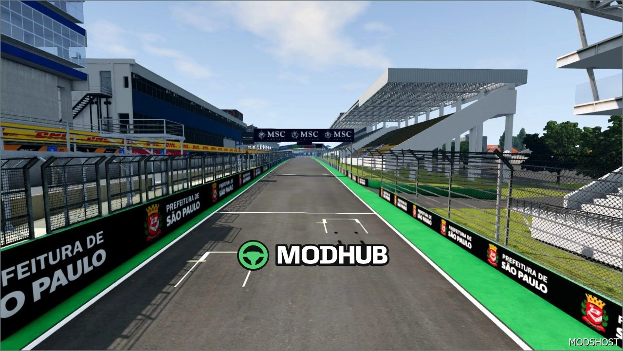 Карта Autódromo DE Interlagos для BeamNG.drive