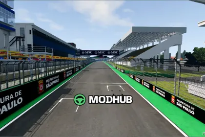 Karte Autódromo DE Interlagos für BeamNG.drive