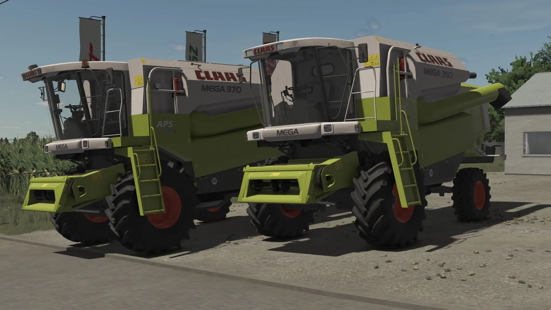 Пак комбайнів Claas Mega для Farming Simulator 25