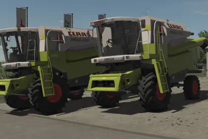 Пак комбайнів Claas Mega для Farming Simulator 25