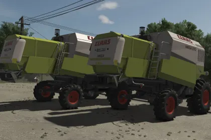 Пак комбайнів Claas Mega для Farming Simulator 25