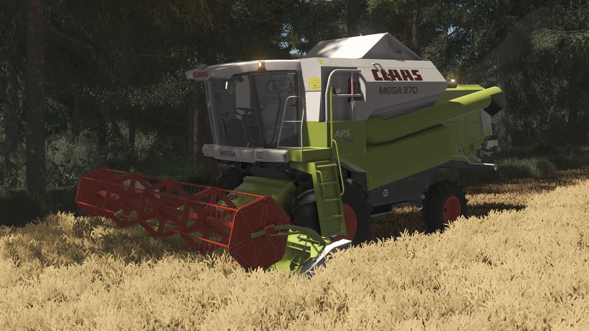 Pak kombajnów Claas Mega do Farming Simulator 25 - Zrzuty ekranu