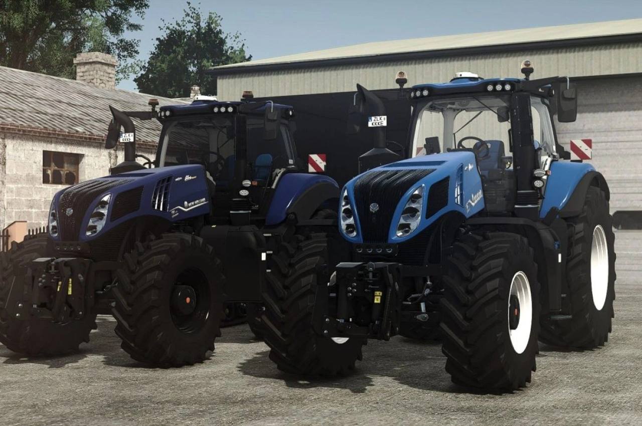 Трактор New Holland T8 ICS для Farming Simulator 25