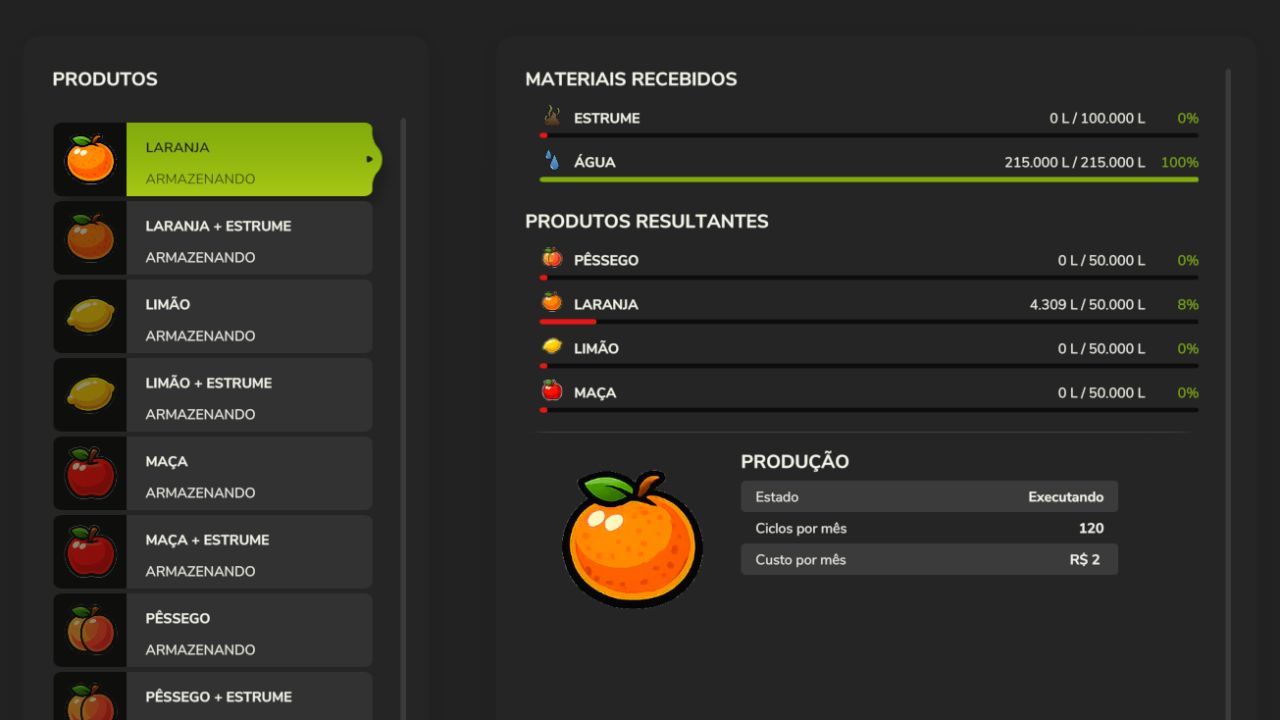 Juice Production System for Farming Simulator 25