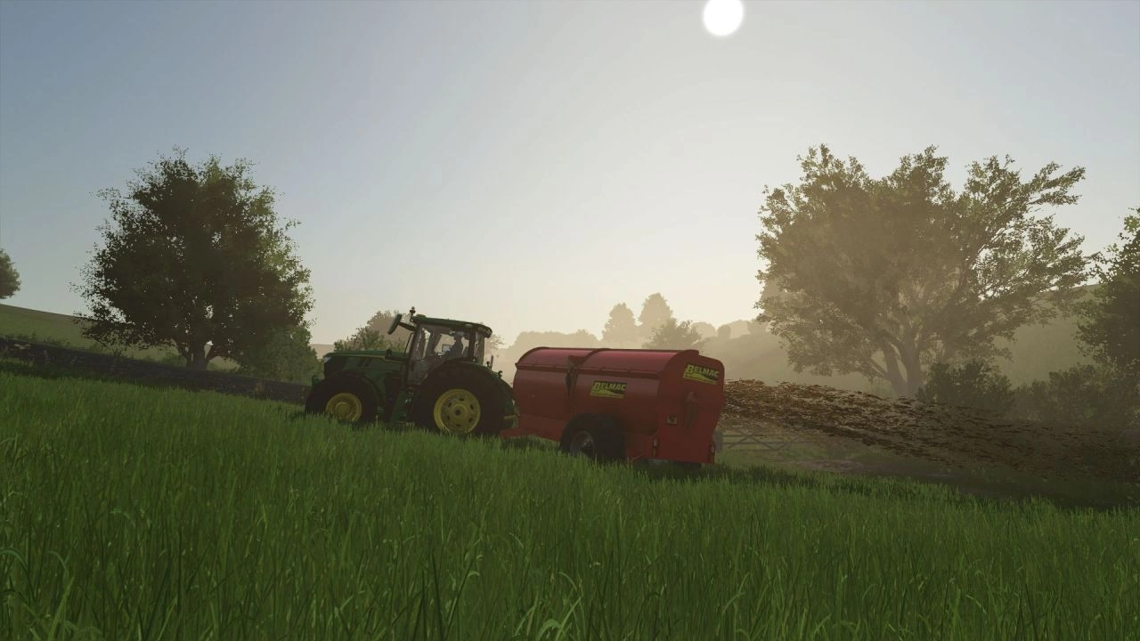 Розкидач гною Belmac 7.5CY для Farming Simulator 25