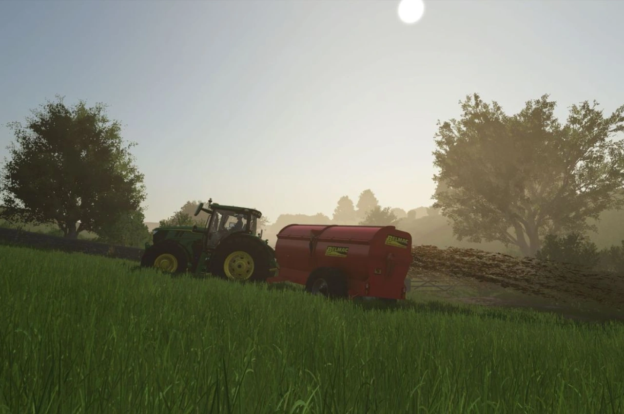 Розкидач гною Belmac 7.5CY для Farming Simulator 25