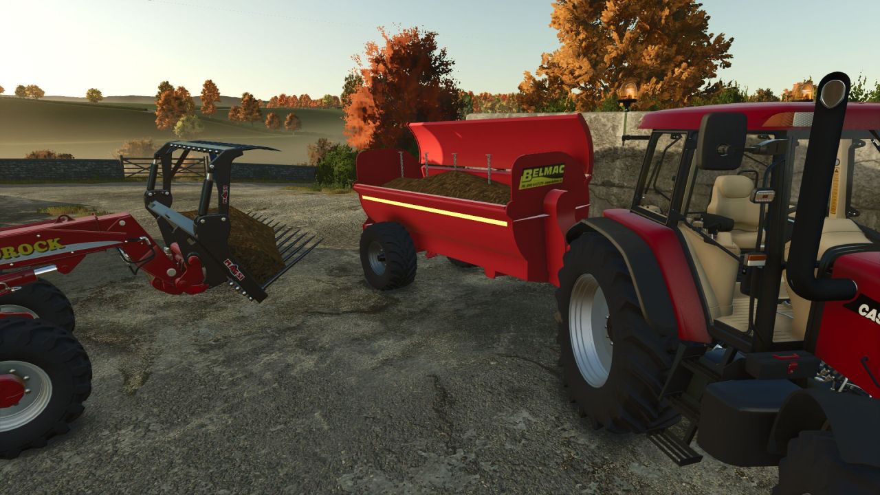 Розкидач гною Belmac 7.5CY для Farming Simulator 25