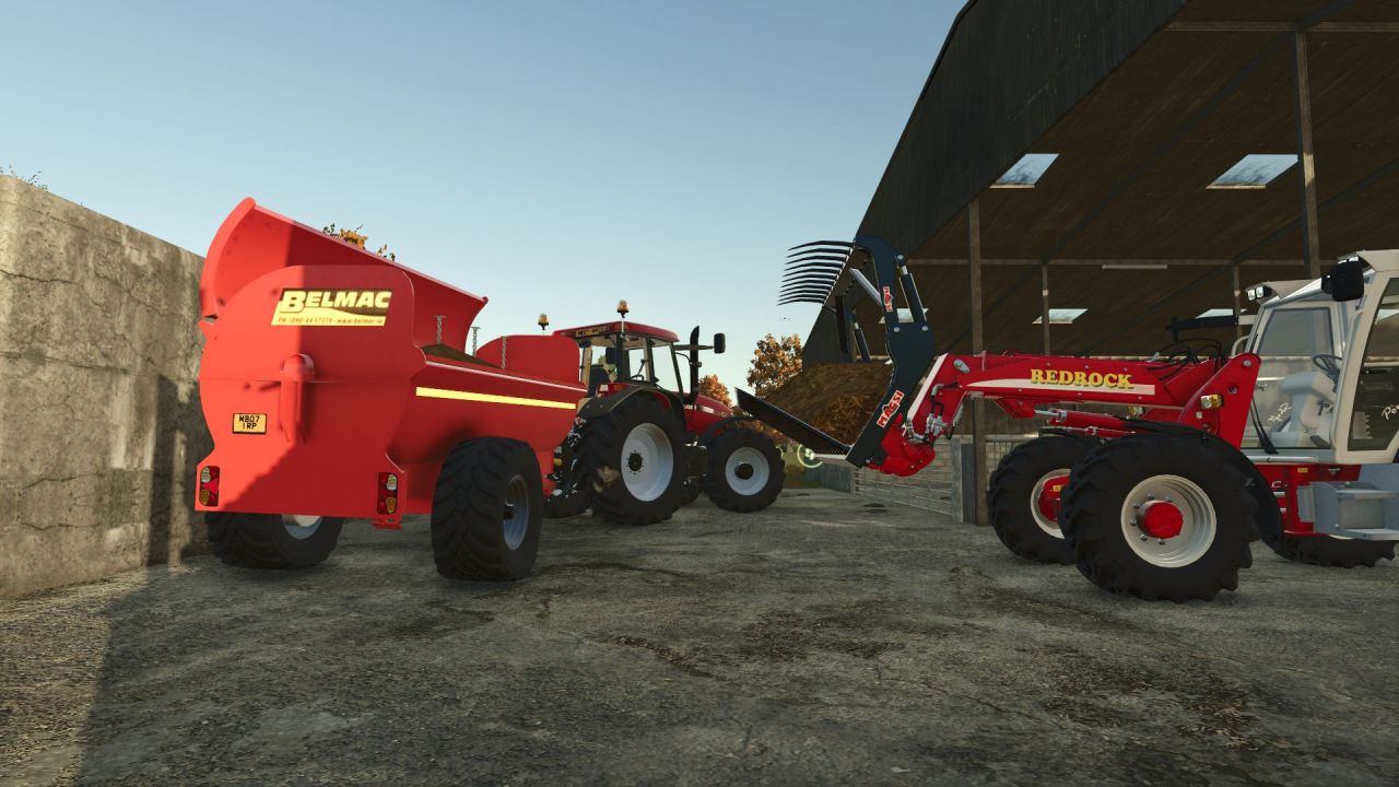 Розкидач гною Belmac 7.5CY для Farming Simulator 25