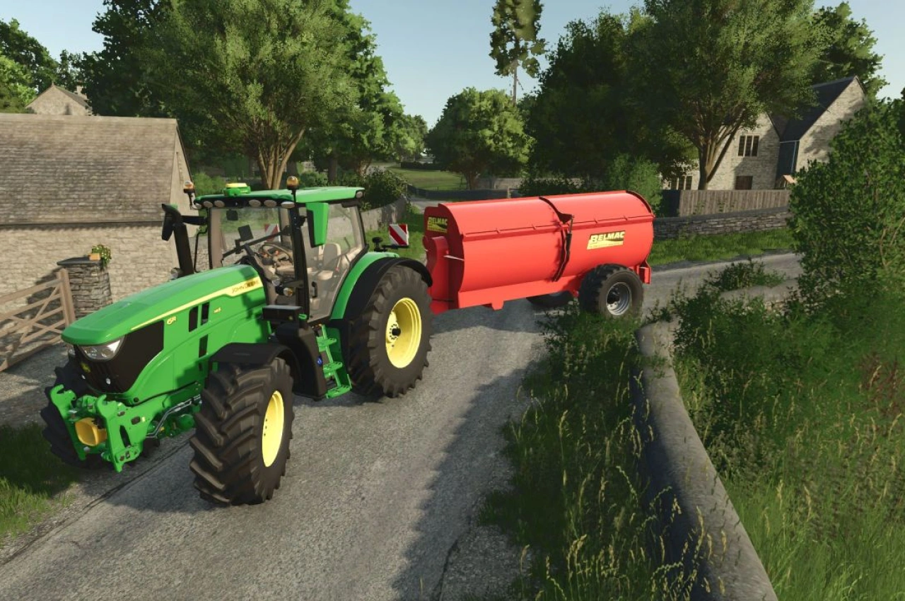 Розкидач гною Belmac 7.5CY для Farming Simulator 25