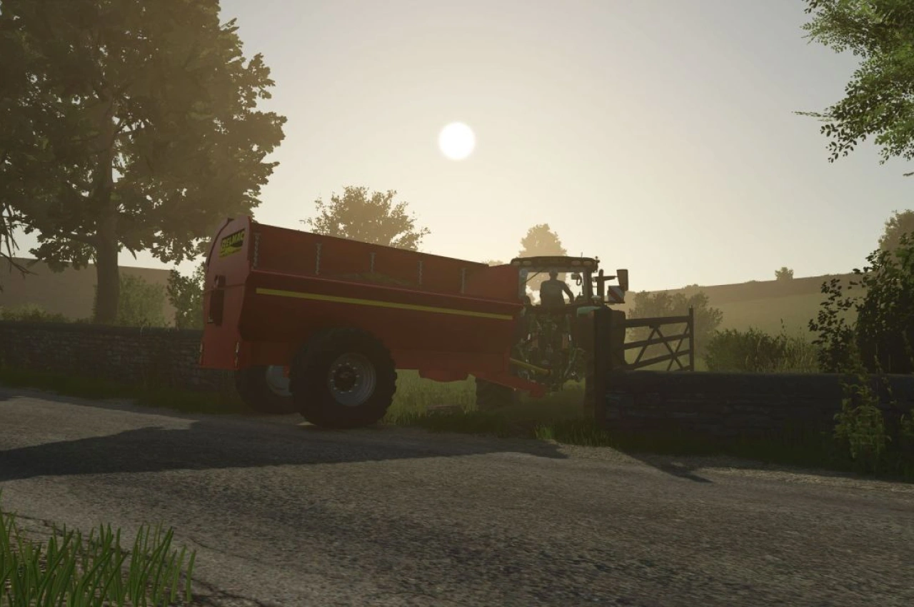 Розкидач гною Belmac 7.5CY для Farming Simulator 25