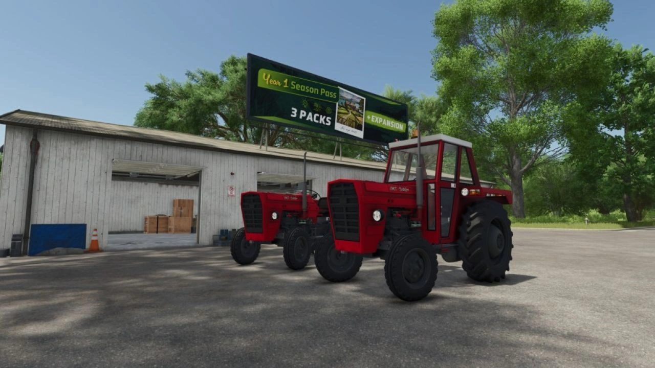 Трактор IMT 540 Deluxe для Farming Simulator 25