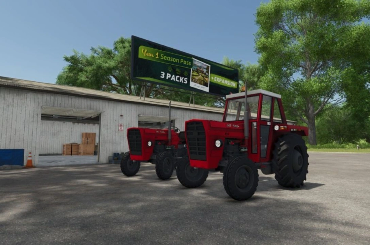 Трактор IMT 540 Deluxe для Farming Simulator 25