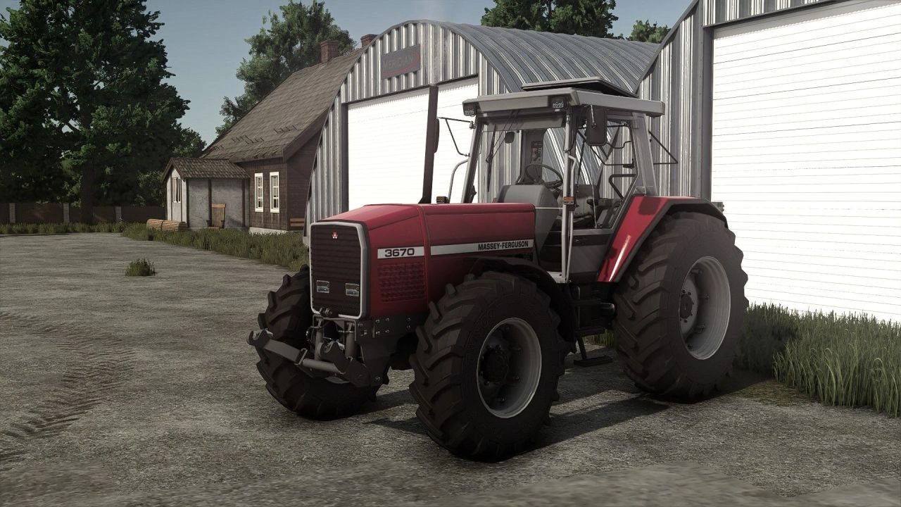 Трактор Massey Ferguson 3670 для Farming Simulator 25