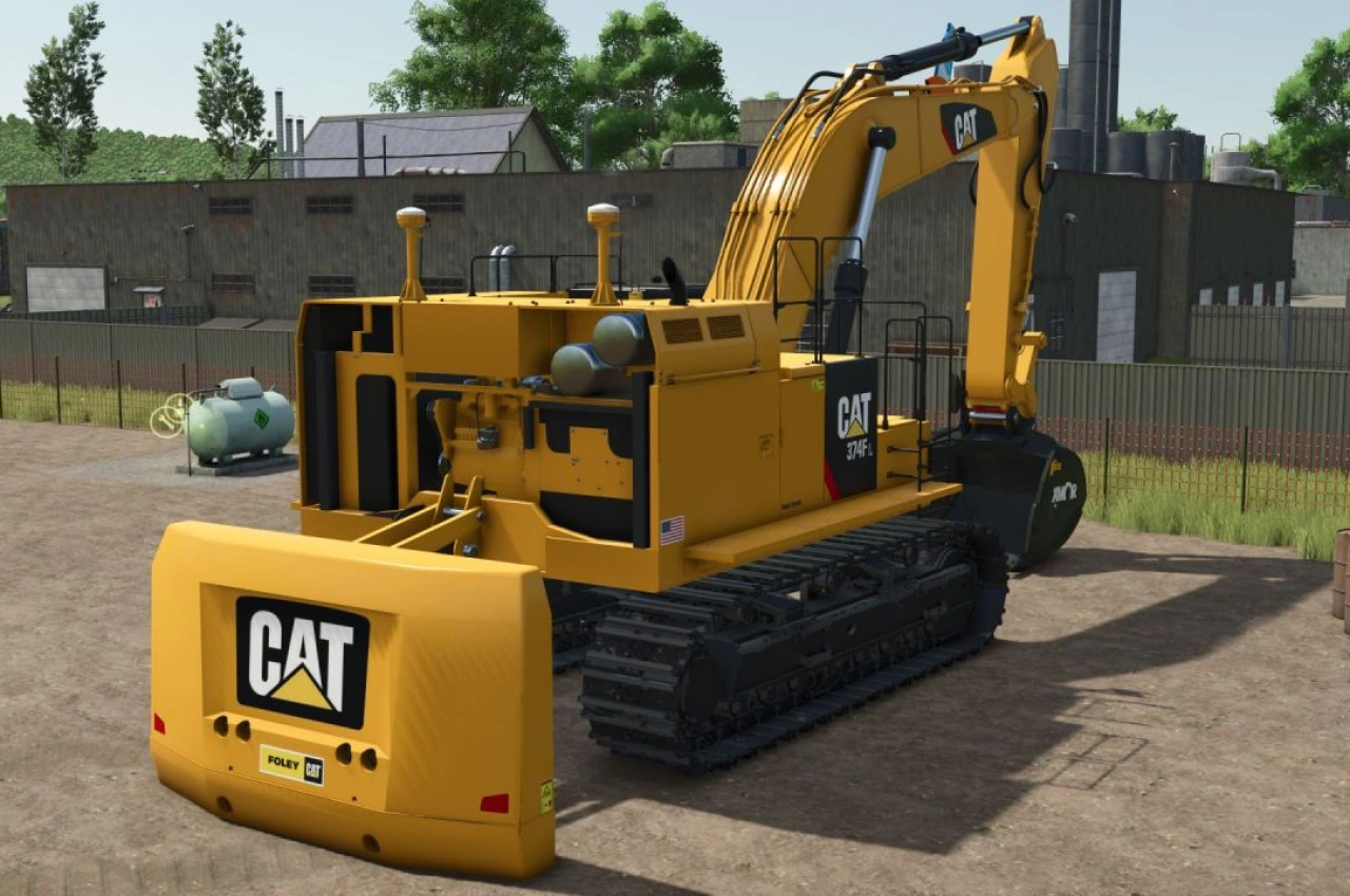 Екскаватор CAT 374F для Farming Simulator 25