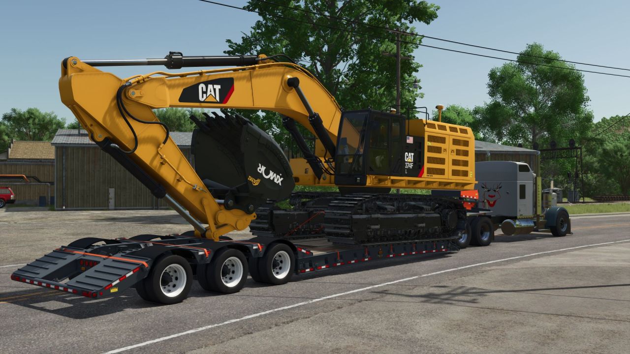 Екскаватор CAT 374F для Farming Simulator 25