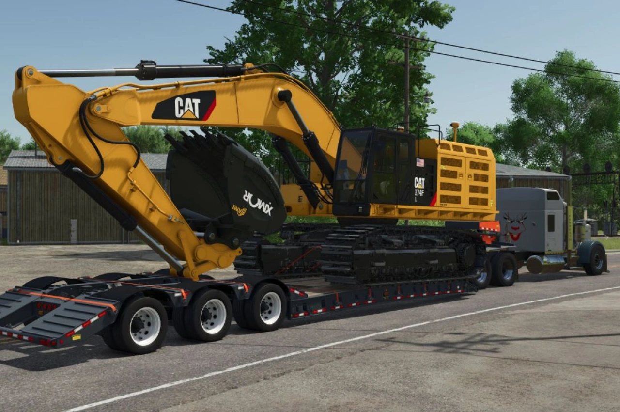 Екскаватор CAT 374F для Farming Simulator 25